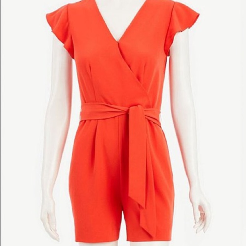 Ann Taylor red romper